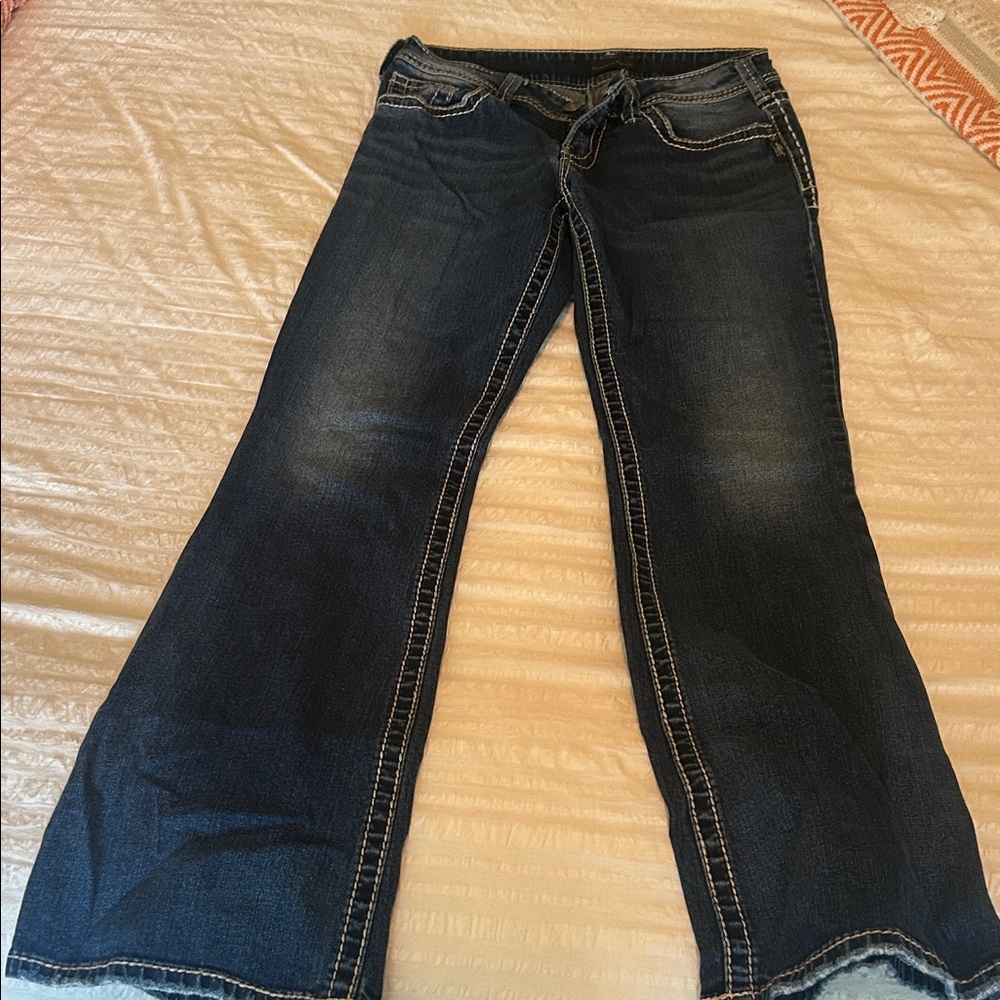 Silver Jeans Women's Dark Indigo Boot Cut